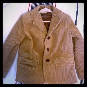 Hope and Henry Boys sz 3 Cord button down jacket!!
